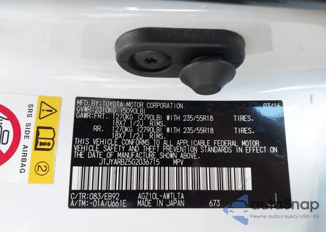 2016 Lexus Nx 200T F Sport z USA, uszkodzony, nr VIN JTJYARBZ5G2036715